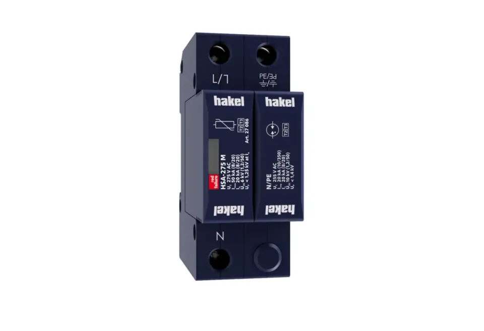 HSA-275/1+1 M | SPD T2+T3 | ΑΠΑΓΩΓΟΣ ΚΡΟΥΣΤΙΚΩΝ ΥΠΕΡΤΑΣΕΩΝ | Hakel®