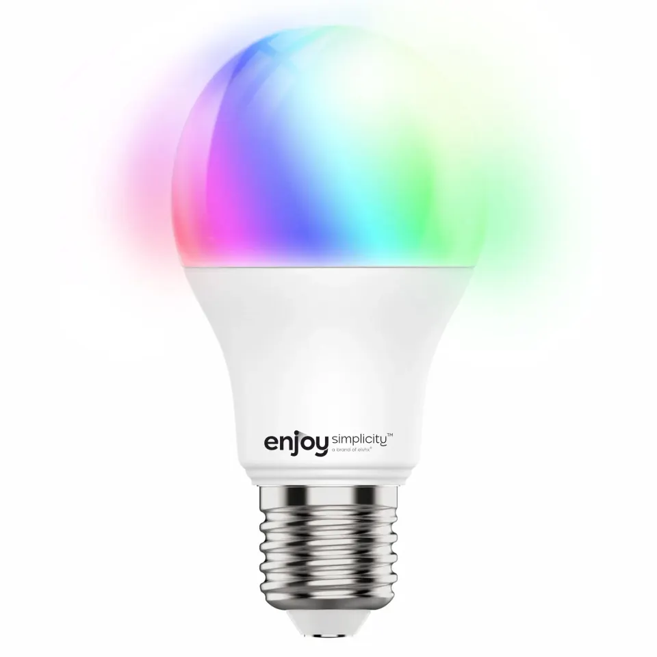 SMART Wi-Fi+BLE RGBW+CCT A60 LED 9W(>60W) | E27 | 3000-6500k | 806lm | {enjoysimplicity}™