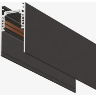Επίτοιχη μαγνητική ράγα 2mt L2000xW26.1xh52.2mm | Black | {enjoysimplicity}™