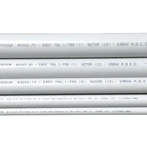 ΣΩΛΗΝΕΣ ΕΥΘΥΓΡΑΜΜΟΙ ELECTRODUR™ ΑΝΤΟΧΗ ΣΤΗΝ ΠΙΕΣΗ 1.250Ν Φ20