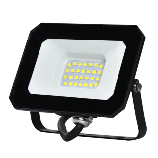 LED 20W | 4000k | 1800lm FLOODLIGHT ALUM.110-240V~IP65 GLASScover | BLACK | {enjoysimplicity}™