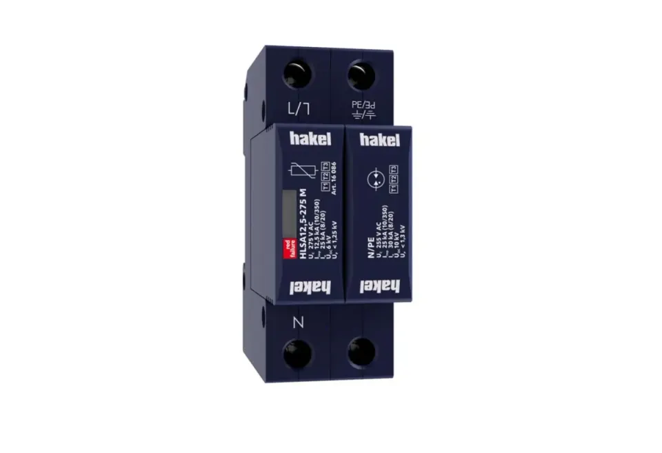 HLSA12,5-275/1+1 M | SPD T1+T2+T3 | ΑΝΤΙΚΕΡΑΥΝΙΚΟ ΠΑΛΜΙΚΟΥ ΡΕΥΜΑΤΟΣ & ΑΠΑΓΩΓΟΣ ΥΠΕΡΤΑΣΕΩΝ | Hakel®