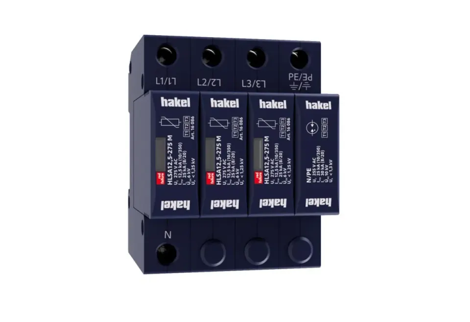 HLSA12,5-275/3+1 M | SPD T1+T2+T3 | ΑΝΤΙΚΕΡΑΥΝΙΚΟ ΠΑΛΜΙΚΟΥ ΡΕΥΜΑΤΟΣ & ΑΠΑΓΩΓΟΣ ΥΠΕΡΤΑΣΕΩΝ | Hakel®