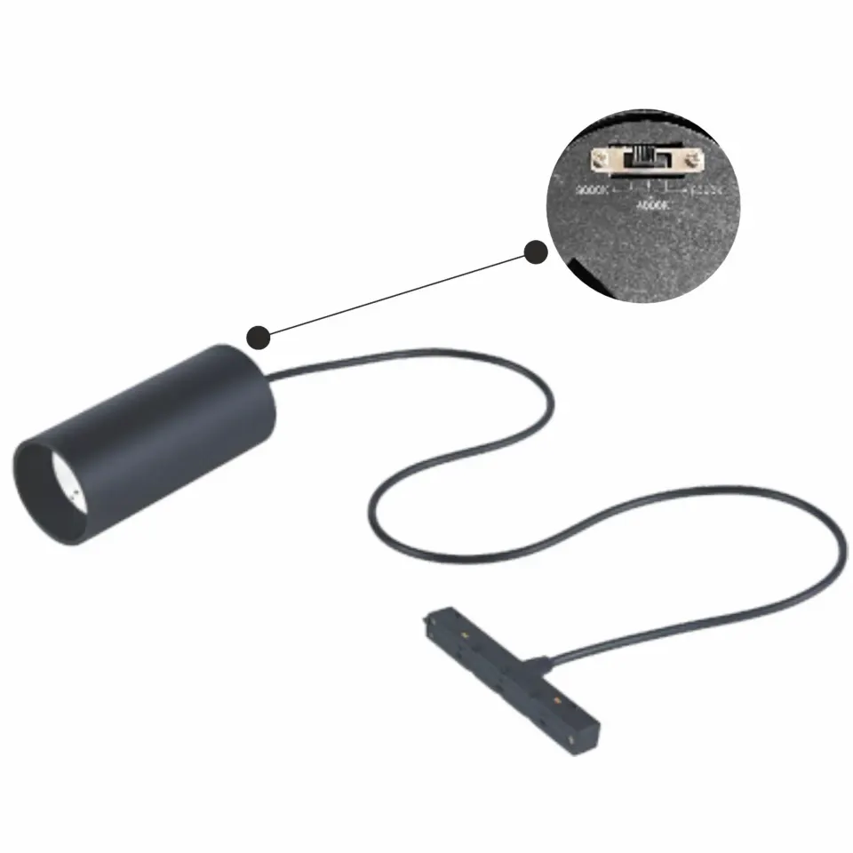 LED Spot | 20W | 3CCT 3000-4000-6500k | 1800lm | 120⁰ | Black | 60xh115mm | {enjoysimplicity}™