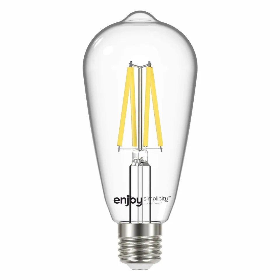 SMART Wi-Fi+BLE ON/OFF/DIM ST64 FILLAMENT LED 6.3W(>60W) | E27 | 2700k | 806lm | {enjoysimplicity}™