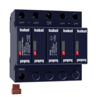 HLSA12,5 PV 1500 S | PV SPD T1+T2 | ANTIKEΡΑΥΝΙΚΟ & ΑΠΑΓΩΓΟΣ ΥΠΕΡΤΑΣΕΩΝ ΓΙΑ ΦΩΤΟΒΟΛΤΑΙΚΑ | Hakel®