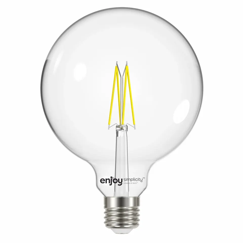 SMART Wi-Fi+BLE ON/OFF/DIM G125 FILLAMENT LED 6.3W(>60W) | E27 | 2700k | 806lm | {enjoysimplicity}™