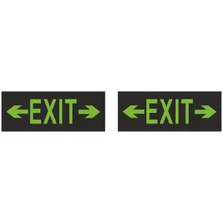 LED EMERGENCY 1.5W | 2ΠΛΗΣ ΟΨΗΣ EXITïð | 354x24xh145 | 1.5h | charge@<24h | {enjoysimplicity}™