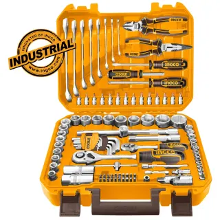 Εργαλεία Χειρός και Καρυδάκια 1/4″-1/2″ Σετ 100 τεμ.