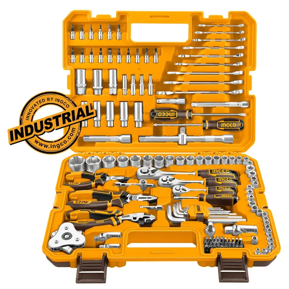 Εργαλεία Χειρός και Καρυδάκια 1/4″-1/2″-3/8” Σετ 135 τεμ.