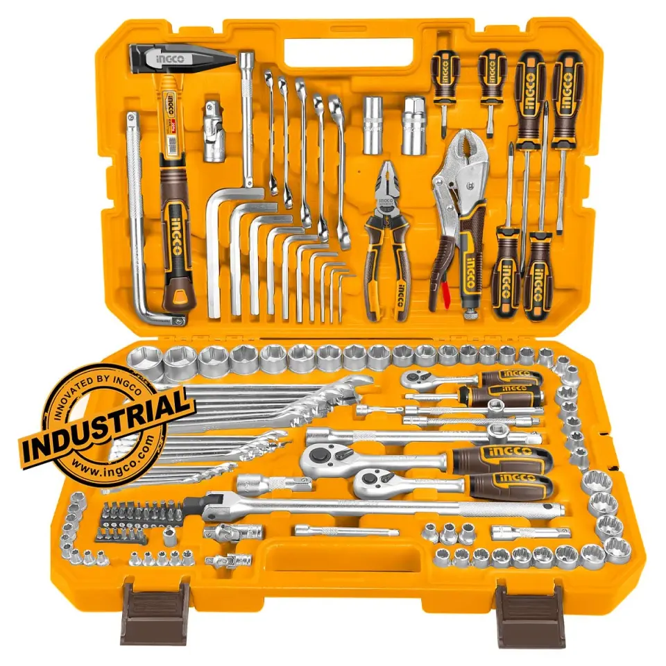 Εργαλεία Χειρός και Καρυδάκια 1/4″-1/2″-3/8” Σετ 142 τεμ.