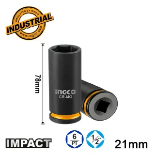 Καρυδάκι Μακρύ Impact-Αέρος 1/2″ 21mm
