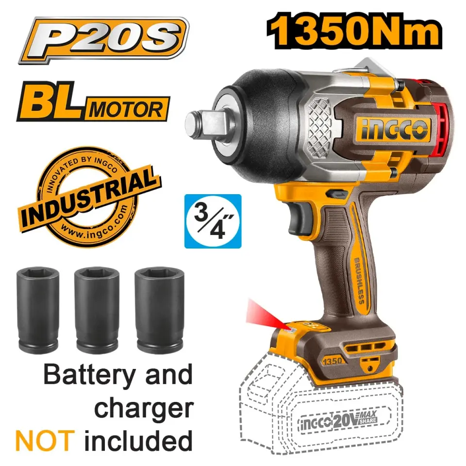 Κρουστικό Μπουλονόκλειδο Μπαταρίας 20V Li-Ion SOLO 1350-1900Nm