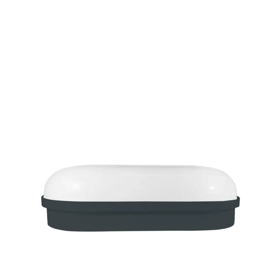 LED CΑRETTA™ 7W | IP65 | 6500k | 600lm | 157x80xh46mm | GREY RAL7016 {enjoysimplicity}™