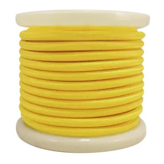 Textile Cable 2×0.75mm²- ρολό 10mt – Κίτρινο
