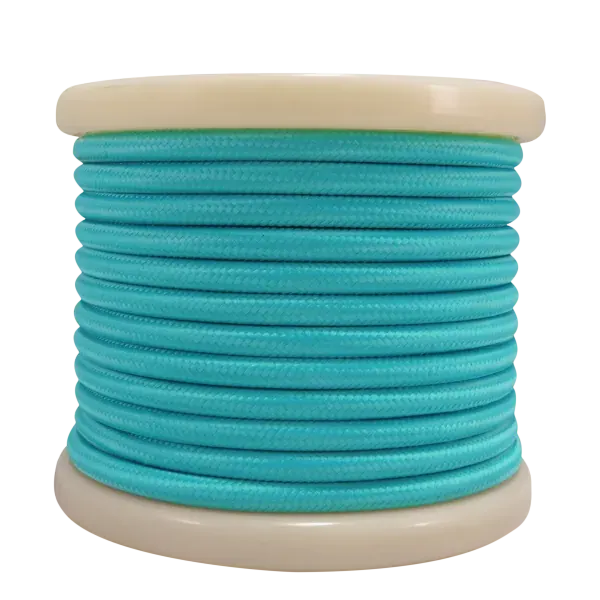 Textile Cable 2×0.75mm²- ρολό 10mt – Γαλάζιο