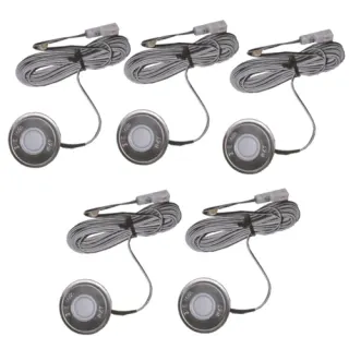 ΕΥΕLED® ΣΕΤ 5ΜΟΝΑΔΕΣ ΣΩΜΑ:INOX-LED:0,3W ΛΕΥΚΟ