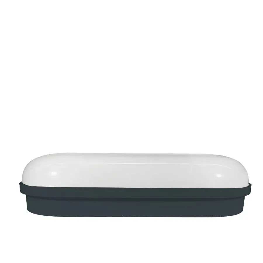 LED CΑRETTA™ 13W | IP65 | 6500k | 1200lm | 192x90xh46mm | GREY RAL7016{enjoysimplicity}™