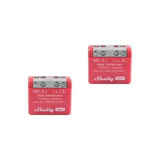 Shelly 1PM Mini Gen4 2-pack – EAN 3800238070816