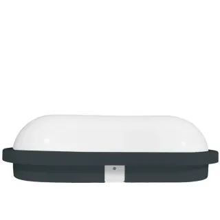 LED CΑRETTA™ 16W | IP65 | 6500k | 1600lm | 270x145xh77mm | GREY RAL7016{enjoysimplicity}™
