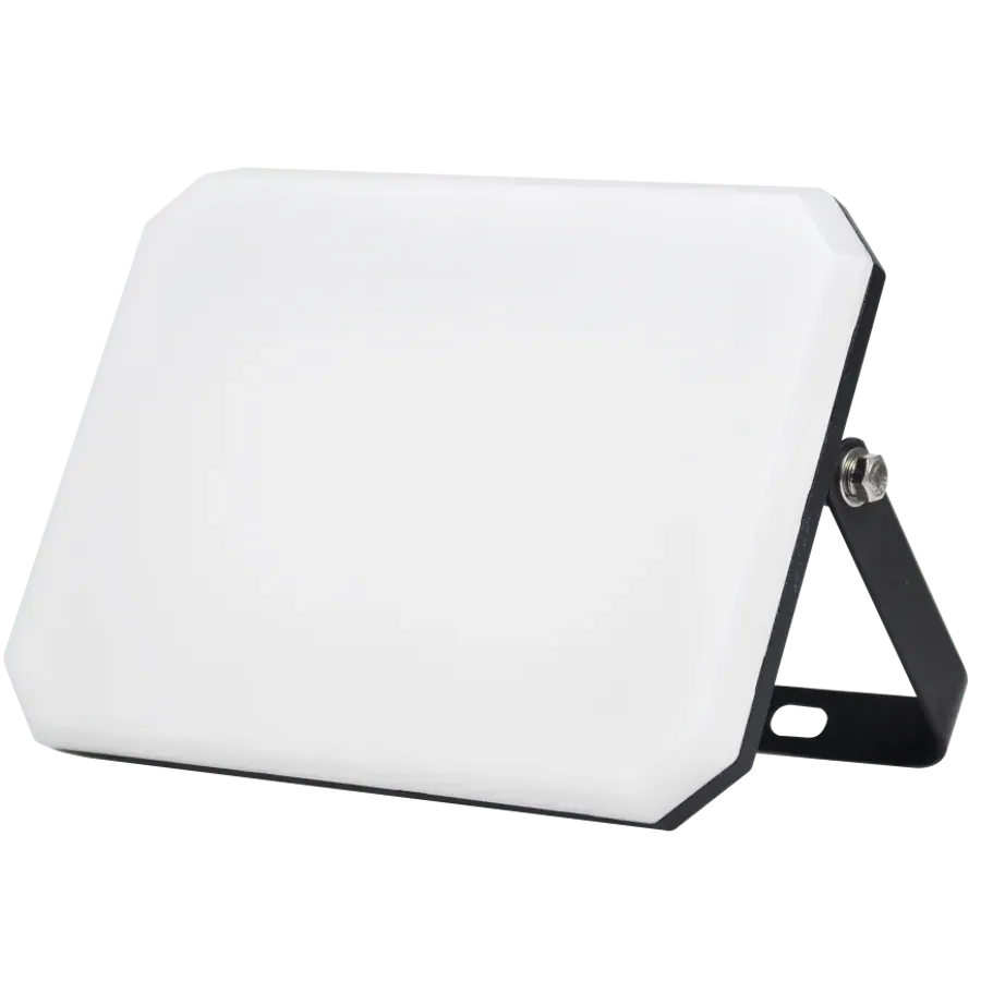 LED PC OPALcover 50W | 4000k | 5500lm FLOODLIGHT ALUM.220-240~IP65 | BLACK | {enjoysimplicity}™