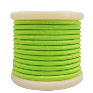 Textile Cable 2×0.75mm²- ρολό 10mt – Πράσινο