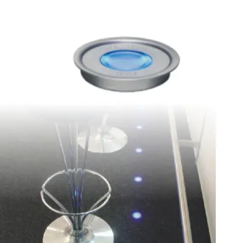 ΕΥΕLED® ΣΕΤ 20 ΜΟΝΑΔΕΣ ΣΩΜΑ: INOX LED: 0,3W ΜΠΛΕ