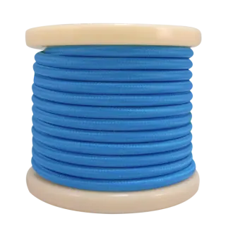 Textile Cable 2×0.75mm²- ρολό 10mt – Μπλε ανοιχτό