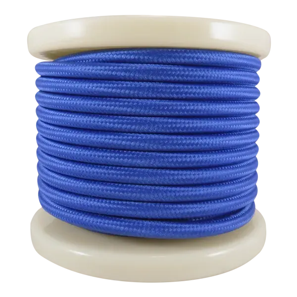 Textile Cable 2×0.75mm²- ρολλό 10mt – ΜΠΛΕ