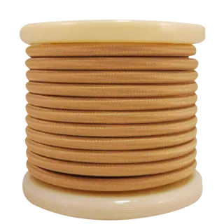 Textile Cable 2×0.75mm²- ρολλό 10mt – ΜΠΕΖ / ΧΡΥΣΟ