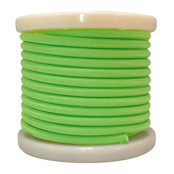 Textile Cable 2×0.75mm²- ρολλό 10mt – ΠΡΑΣΙΝΟ ANOIXTO