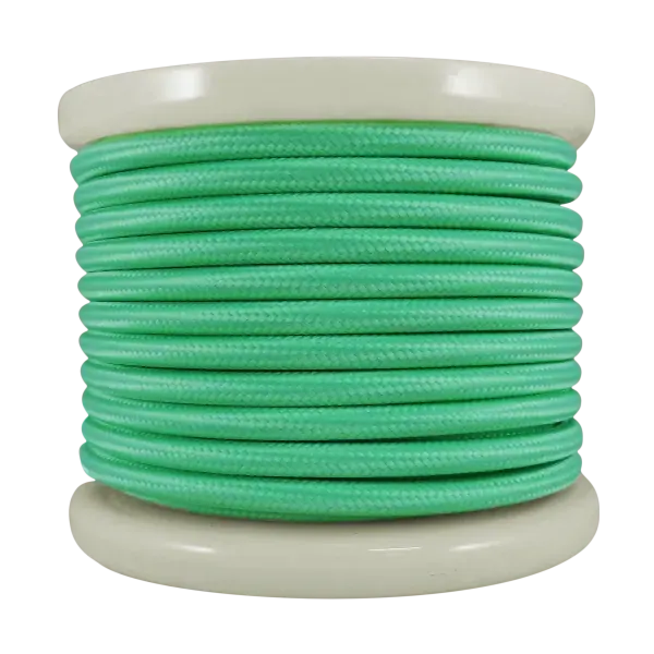Textile Cable 2×0.75mm²- ρολλό 10mt – Φυστικί
