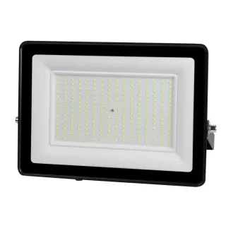 LED 200W | 6500k | 16000lm FLOODLIGHT CAST ALUM.100-265V~IP65 GLASScover | BLACK | {enjoysimplicity}™