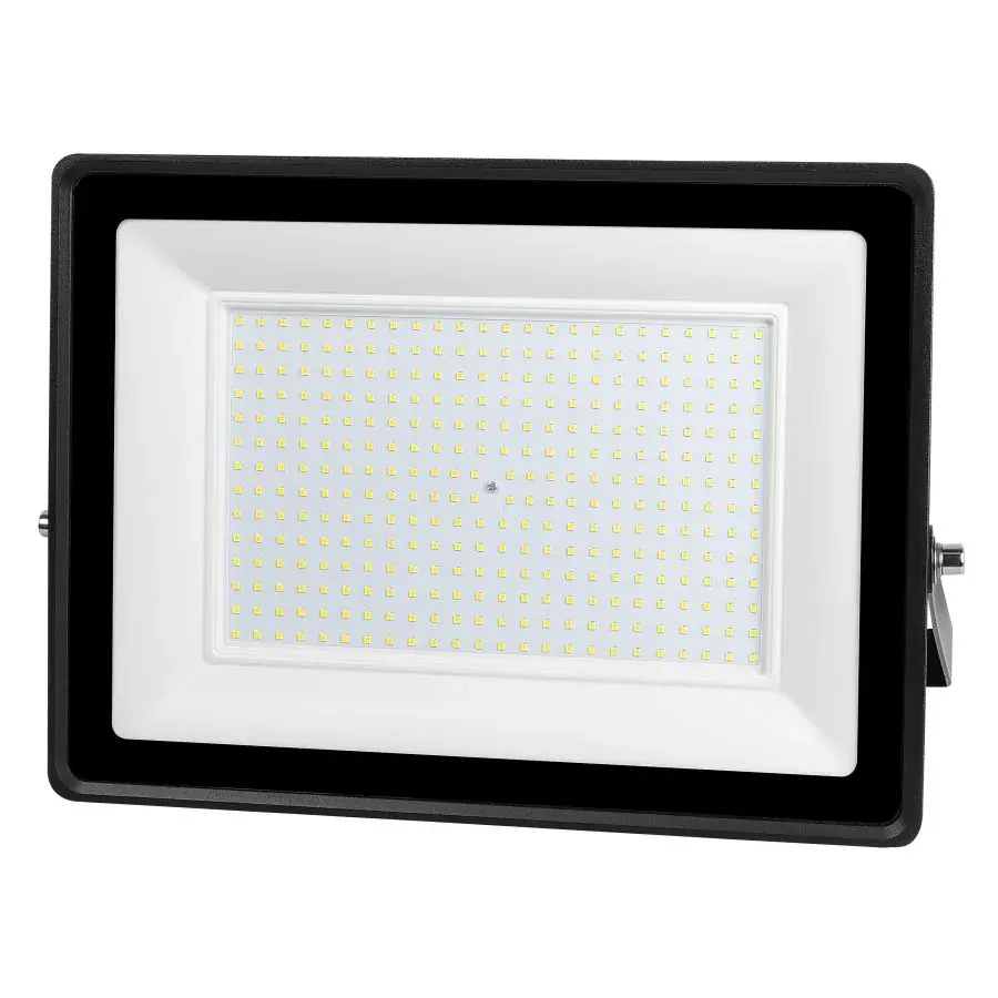 LED 300W | 4000k | 24000lm FLOODLIGHT CAST ALUM.100-265V~IP65 GLASScover | BLACK | {enjoysimplicity}™