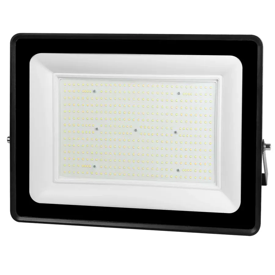 LED 400W | 4000k | 32000lm FLOODLIGHT CAST ALUM.100-265V~IP65 GLASScover | BLACK | {enjoysimplicity}™