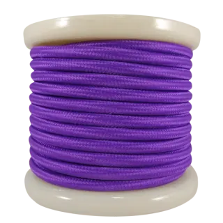 Textile Cable 2×0.75mm²- ρολό 10mt – Μωβ
