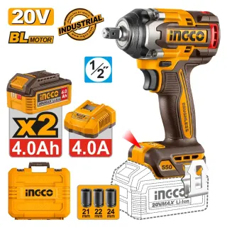 Μπουλονόκλειδο Κρουστικό Μπαταρίας 20V Li-Ion 550-700Nm με Ai