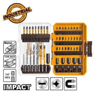 Μύτες Impact 1/4″ Hex Σετ 49 τεμ.