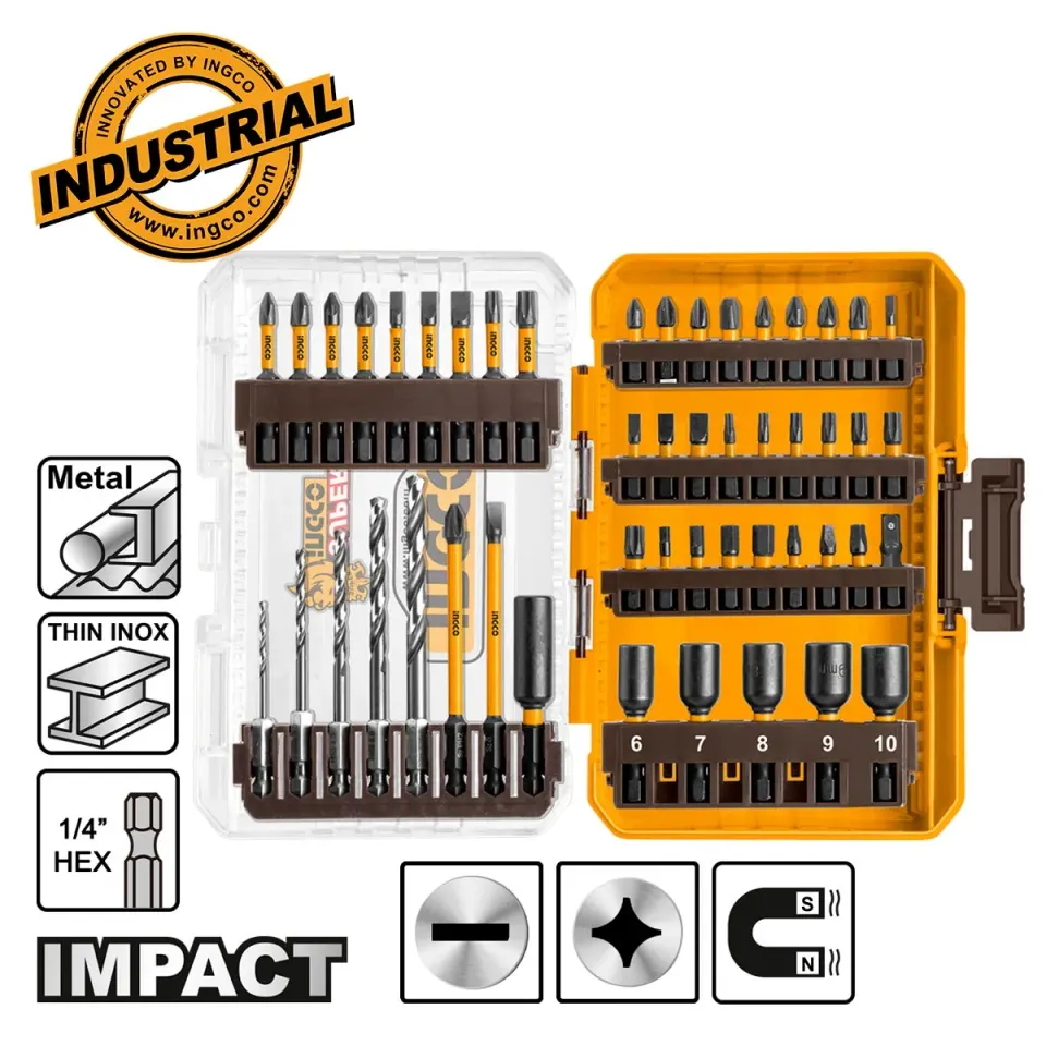 Μύτες Impact 1/4″ Hex Σετ 49 τεμ.