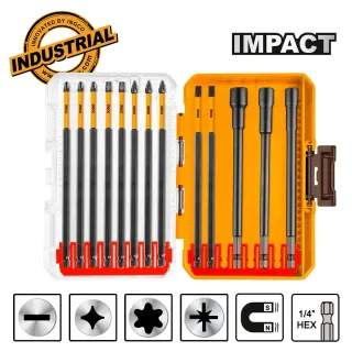 Μύτες Impact Μακρυές 1/4″ Hex Σετ 13 τεμ.