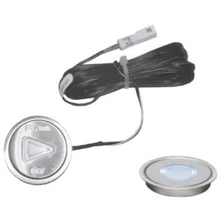 ΕΥΕLED® ΠΟΡΕΙΑΣ ΣΕΤ 5 ΜΟΝΑΔΕΣ ΣΩΜΑ: INOX – LED: 0,3W ΛΕΥΚΟ