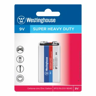 6F22-BP1 | Zinc Crabon – Super Heavy Duty – 9V – Blister 1pc