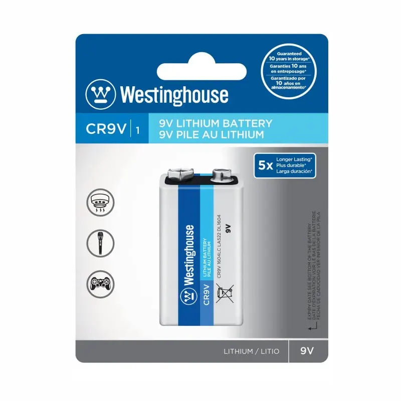 CR 9V-BP1 | Lithium – 9V – Blister 1pc