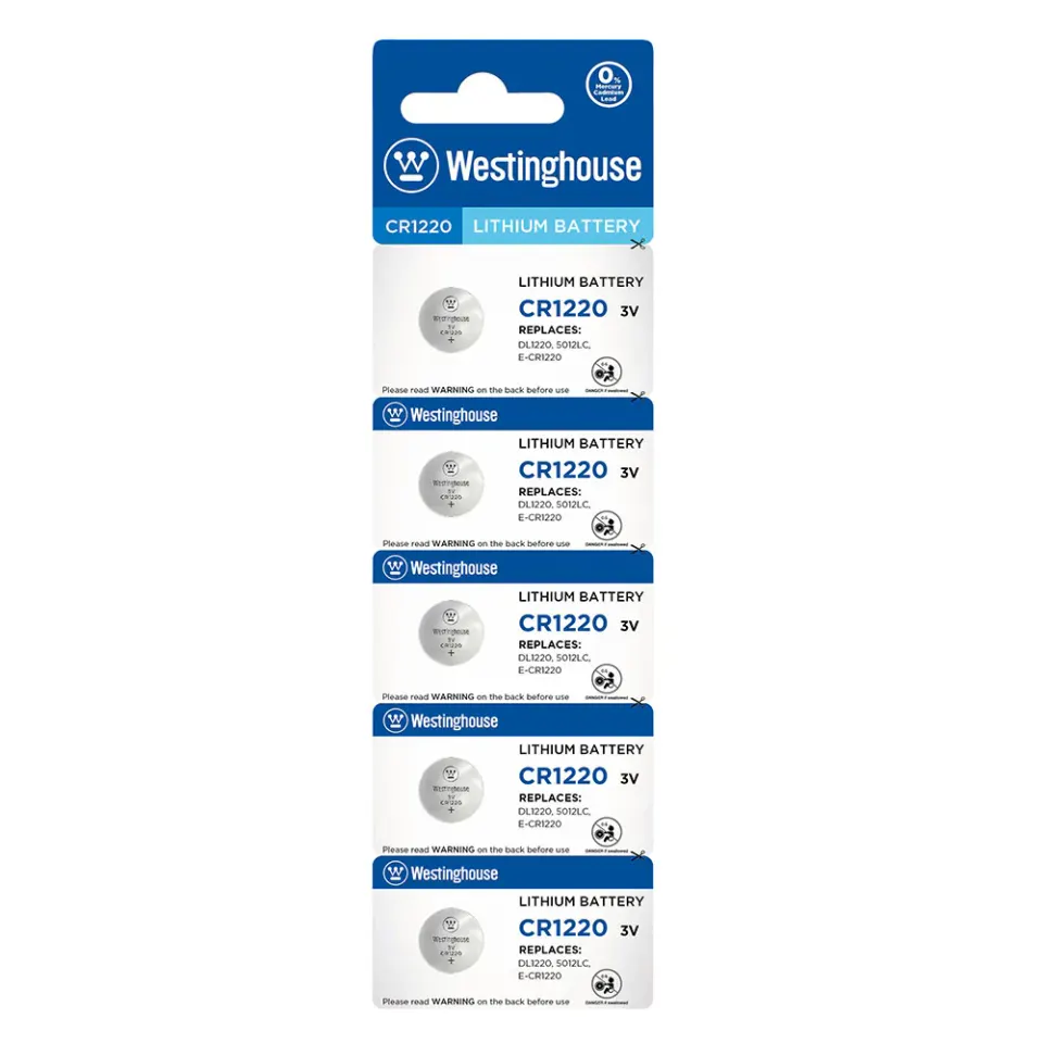 CR1220-BP5 | Button Cell – Lithium – CR1220-BP5 – Blister 5pcs