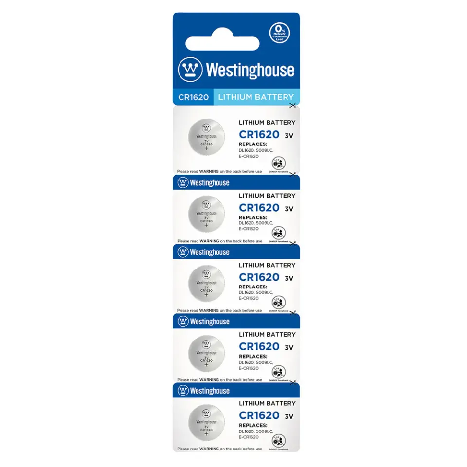 CR1620-BP5 | Button Cell – Lithium – CR1620-BP5 – Blister 5pcs