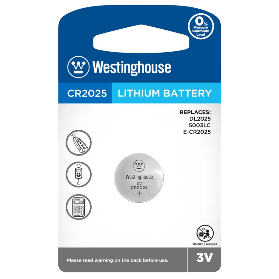 CR2025-BP1 | Button Cell – Lithium – CR2025-BP1 – Blister 1pc