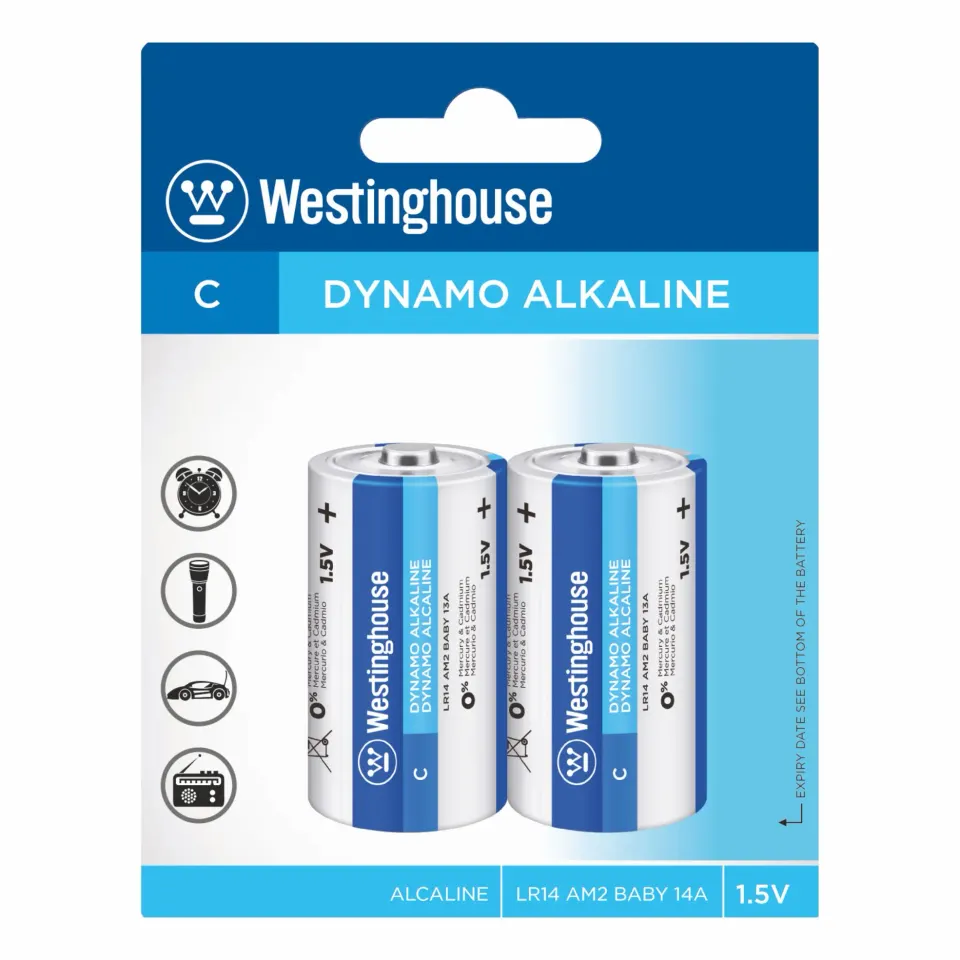 LR14-BP2 | Dynamo Alkaline – C – Blister 2pcs
