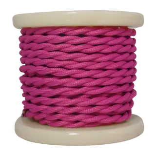 Textile Cable Τwist 2×0.75mm²- ρολλό 10mt – ΡΟZ