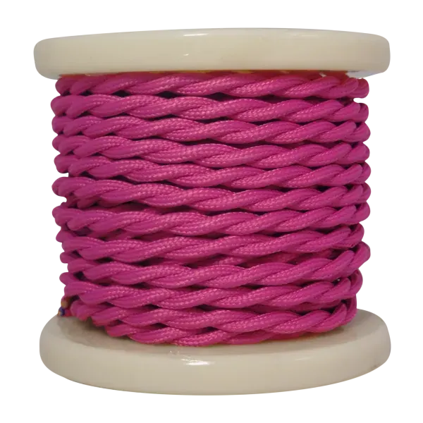 Textile Cable Τwist 2×0.75mm²- ρολλό 10mt – ΡΟZ