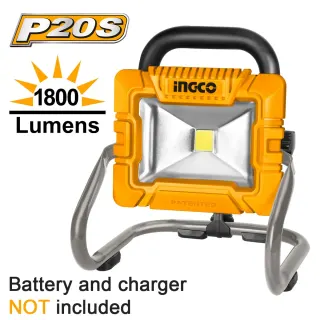 Προβολέας Μπαταρίας 20V Li-lon SOLO 900-1800 lumens